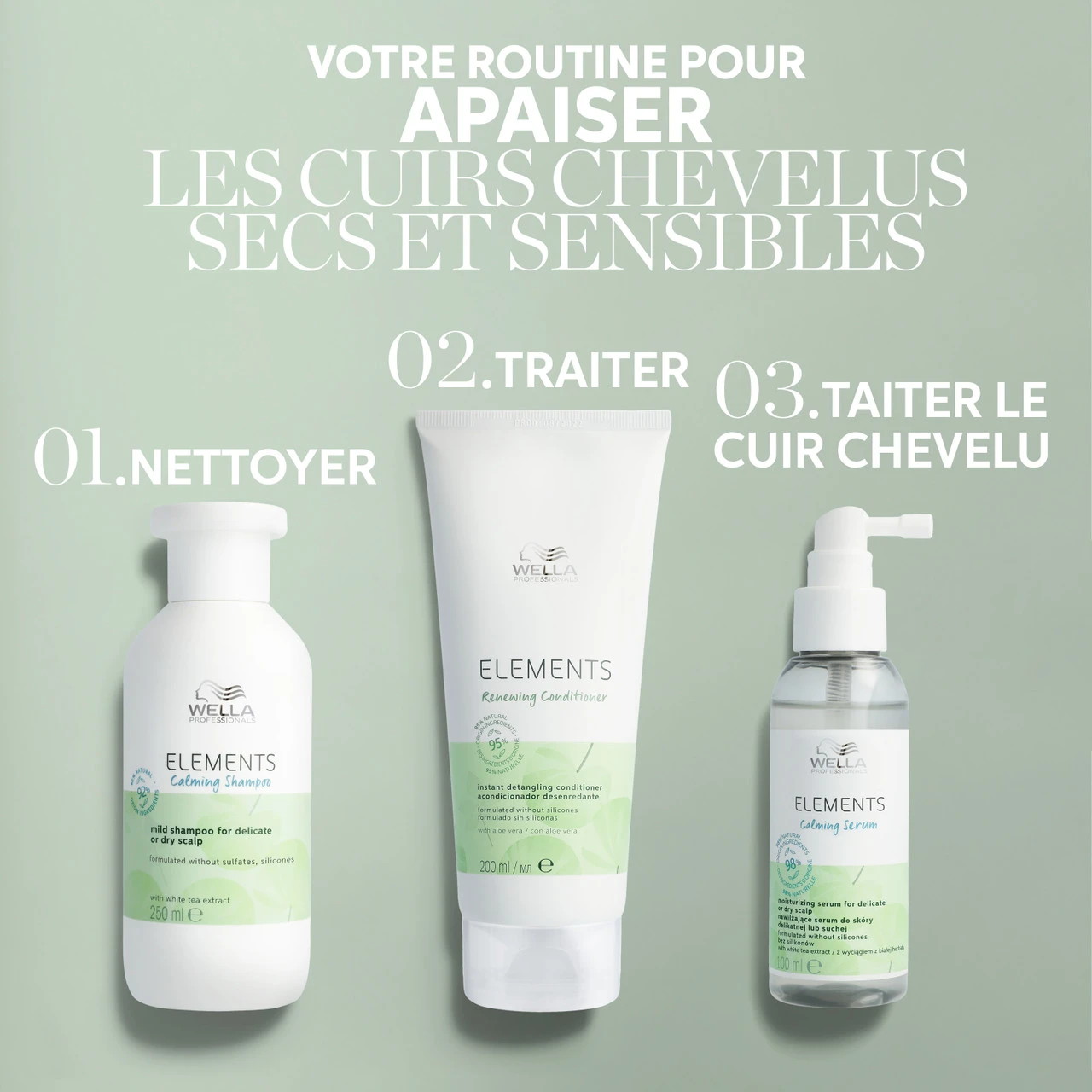 Elements Sérum Calming Wella 100ml 6 Elements Sérum Calming Wella 100ml – Image 6