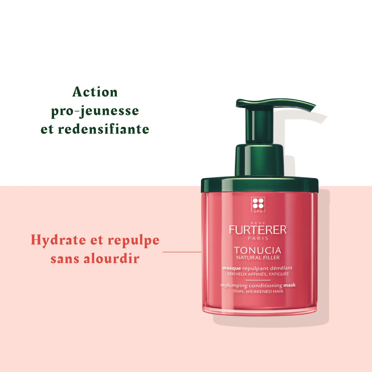 Masque Repulpant Démêlant Tonucia René Furterer 200ml – Image 2