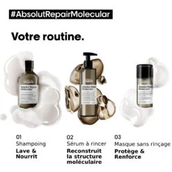 Sérum à Rincer Absolut Repair Molecular L'Oréal Professionnel 250 Ml -Coupe Élégance Soldes Boutique 3474637153489 3 55559.1696600163