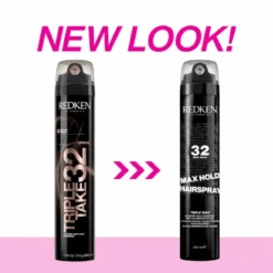 Max Hold Hairspray 32 Redken 300ml -Coupe Élégance Soldes Boutique Redken Triple Take 32 300ml 84153.1694768860
