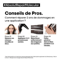 Sérum à Rincer Absolut Repair Molecular L'Oréal Professionnel 250 Ml -Coupe Élégance Soldes Boutique SERUM A RINCER 4 94256.1694089660