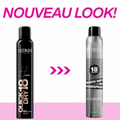 Quick Dry 18 Redken 400ml -Coupe Élégance Soldes Boutique Spray Se chage Rapide Quick Dry Redken Styling New look 51960.1694768489