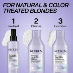Conditionner Blondage High Bright Redken 1000ml -Coupe Élégance Soldes Boutique high bright 42739.1694764237