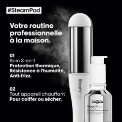 Pack Steampod 4 + Soin Lissant 3 En 1 50 Ml -Coupe Élégance Soldes Boutique steampod 4 serum lissant 24716.1694510551